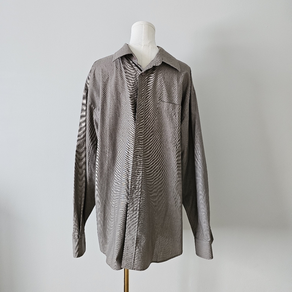 Oscar De La Renta menswear Size L button up shirt kase